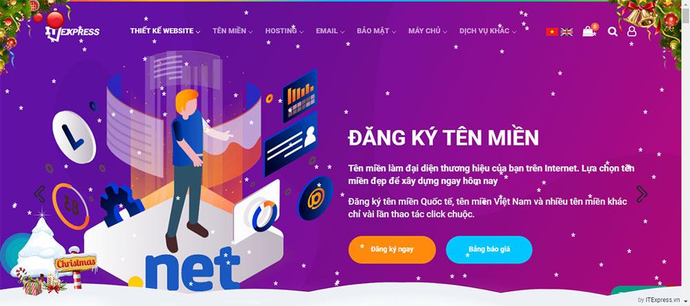 Trang trí website đón Giáng sinh lung linh đơn giản nhất 2023