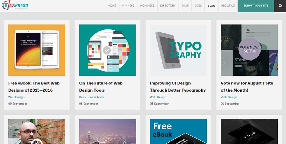 Thiết kế web theo kiểu Card (Card Web Design)