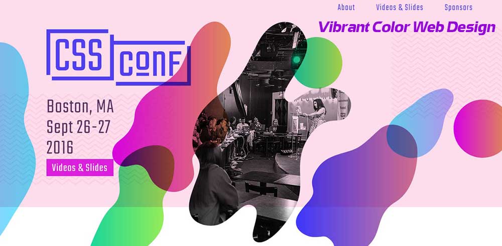 Thiết kế web màu sắc tươi sáng (Vibrant Color Web Design)