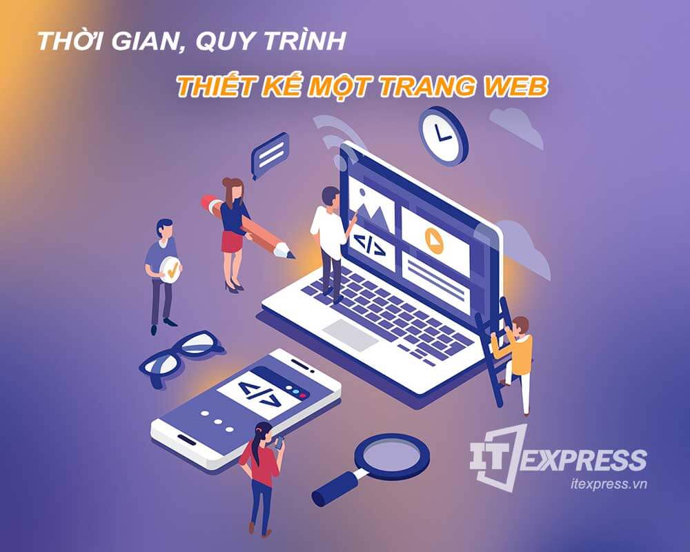 Thời gian - quy trình thiết kế một trang web